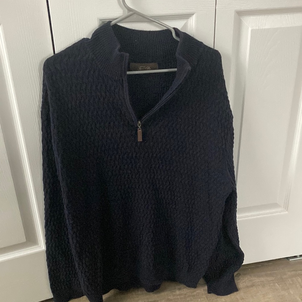 NWOT Mens 1/4 Zip Sweater